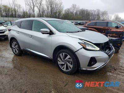 Czwarte zdjęcie samochodu z boku: 2021 NISSAN MURANO SL VIN:5N1AZ2CS1MC128007 - miniatura