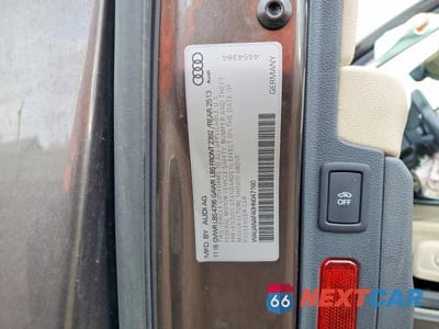 Zdjęcie 12 z 12 samochodu: 2017 AUDI A4 PREMIUM VIN:WAUANAF40HN047160 - miniatura