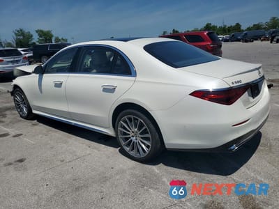 Drugie zdjęcie samochodu z przodu: 2022 MERCEDES-BENZ S 580 4MATIC VIN:W1K6G7GB6NA129714 - miniatura