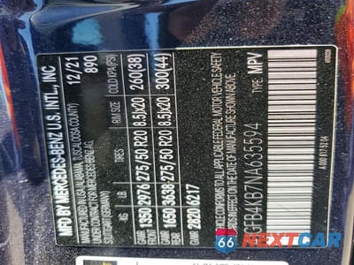 Zdjęcie 13 z 13 samochodu: 2022 MERCEDES-BENZ GLE 350 4MATIC VIN:4JGFB4KB7NA635594 - miniatura