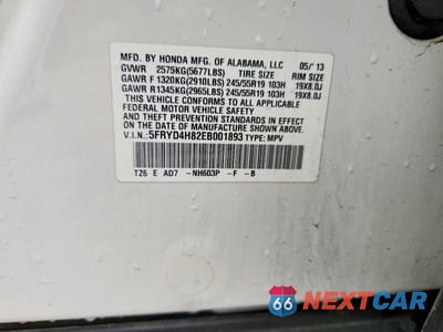 Zdjęcie 13 z 13 samochodu: 2014 ACURA MDX ADVANCE VIN:5FRYD4H82EB001893 - miniatura