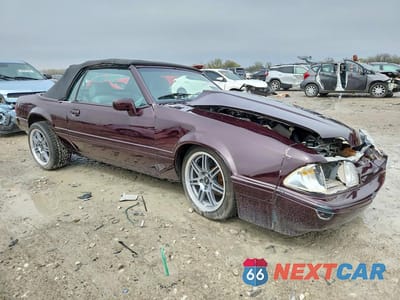 Czwarte zdjęcie samochodu z boku: 1989 FORD MUSTANG LX VIN:1FABP44E0KF251737 - miniatura