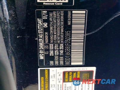 Zdjęcie 12 z 12 samochodu: 2018 MERCEDES-BENZ E 400 4MATIC VIN:WDD1J6GB8JF050385 - miniatura