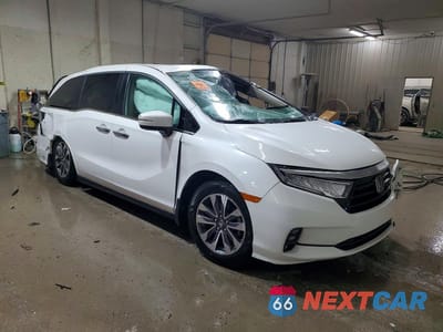 Czwarte zdjęcie samochodu z boku: 2022 HONDA ODYSSEY EXL VIN:5FNRL6H70NB004450 - miniatura