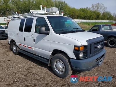 Czwarte zdjęcie samochodu z boku: 2014 FORD ECONOLINE E350 SUPER DUTY VAN VIN:1FTSE3EL6EDB03356 - miniatura