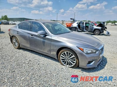 Czwarte zdjęcie samochodu z boku: 2022 INFINITI Q50 LUXE VIN:JN1EV7BP6NM310733 - miniatura