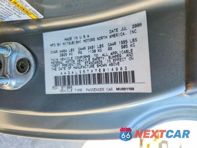 Zdjęcie 12 z 12 samochodu: 2007 MITSUBISHI ECLIPSE SPYDER GT VIN:4A3AL35TX7E014983 - miniatura