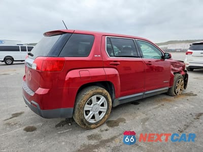 Trzecie zdjęcie samochodu z tyłu: 2015 GMC TERRAIN SLE VIN:2GKALMEK8F6380254 - miniatura