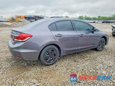Trzecie zdjęcie samochodu z tyłu: 2014 HONDA CIVIC LX VIN:19XFB2F51EE048768 - miniatura