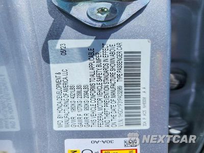 Zdjęcie 12 z 12 samochodu: 2023 HONDA ACCORD EX VIN:1HGCY1F31PA032989 - miniatura