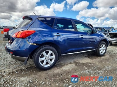 Trzecie zdjęcie samochodu z tyłu: 2009 NISSAN MURANO S VIN:JN8AZ18U79W007808 - miniatura