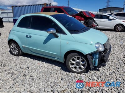 Czwarte zdjęcie samochodu z boku: 2017 FIAT 500 LOUNGE VIN:3C3CFFER3HT694370 - miniatura