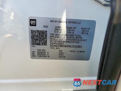 Zdjęcie 13 z 13 samochodu: 2022 BUICK ENCLAVE PREMIUM VIN:5GAEVBKWXNJ151001 - miniatura