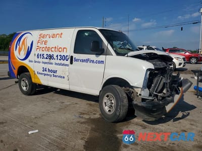 Czwarte zdjęcie samochodu z boku: 2023 CHEVROLET EXPRESS G2500 VIN:1GCWGAFP4P1224618 - miniatura