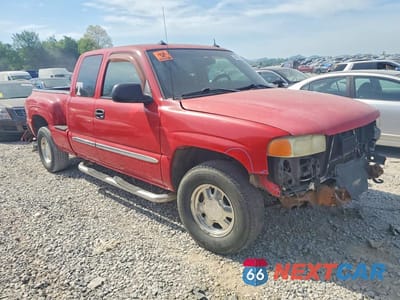 Czwarte zdjęcie samochodu z boku: 2003 GMC NEW SIERRA K1500 VIN:1GTEK19T23Z208495 - miniatura