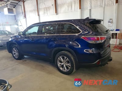Drugie zdjęcie samochodu z przodu: 2014 TOYOTA HIGHLANDER LE PLUS VIN:5TDBKRFH8ES029903 - miniatura