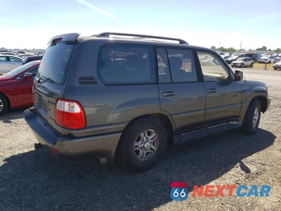 Trzecie zdjęcie samochodu z tyłu: 2002 LEXUS LX 470 BASE VIN:JTJHT00W023516940 - miniatura