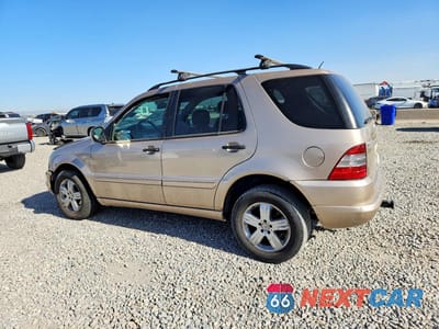 Drugie zdjęcie samochodu z przodu: 2001 MERCEDES-BENZ ML 320 VIN:4JGAB54E51A247152 - miniatura