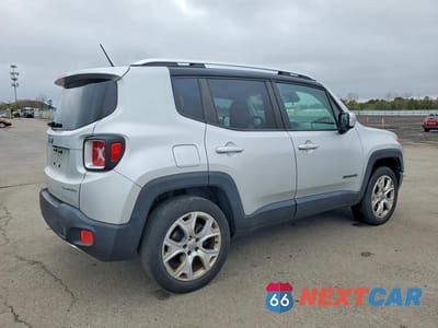 Trzecie zdjęcie samochodu z tyłu: 2015 JEEP RENEGADE LIMITED VIN:ZACCJBDT0FPB68560 - miniatura