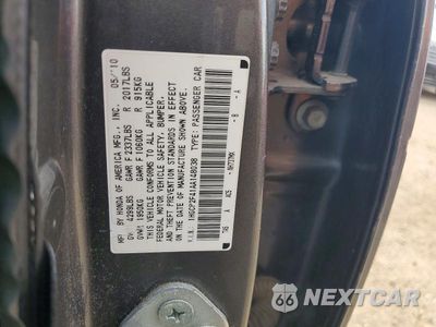 Zdjęcie 13 z 13 samochodu: 2010 HONDA ACCORD LXP VIN:1HGCP2F41AA148038 - miniatura