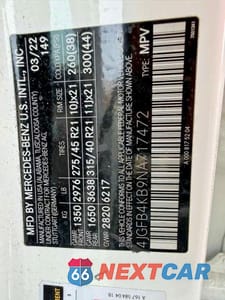 Zdjęcie 13 z 13 samochodu: 2022 MERCEDES-BENZ GLE 350 4MATIC VIN:4JGFB4KB9NA717472 - miniatura