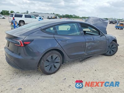 Trzecie zdjęcie samochodu z tyłu: 2025 TESLA MODEL 3 VIN:5YJ3E1EA7SF002242 - miniatura