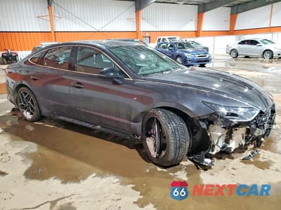 Czwarte zdjęcie samochodu z boku: 2021 HYUNDAI SONATA N LINE VIN:5NPEK4JC0MH097581 - miniatura