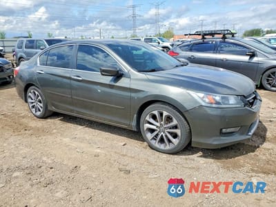 Czwarte zdjęcie samochodu z boku: 2014 HONDA ACCORD SPORT VIN:1HGCR2F59EA267769 - miniatura