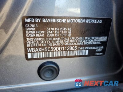Zdjęcie 12 z 12 samochodu: 2013 BMW 528 XI VIN:WBAXH5C59DD112805 - miniatura
