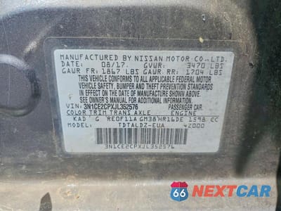 Zdjęcie 12 z 12 samochodu: 2018 NISSAN VERSA NOTE SV VIN:3N1CE2CPXJL352576 - miniatura