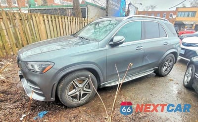 Drugie zdjęcie samochodu z przodu: 2021 MERCEDES-BENZ GLE 450 4MATIC VIN:4JGFB5KB6MA370137 - miniatura