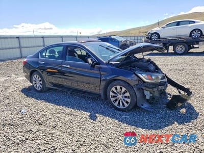 Czwarte zdjęcie samochodu z boku: 2015 HONDA ACCORD EXL VIN:1HGCR3F80FA023462 - miniatura