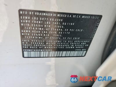 Zdjęcie 13 z 13 samochodu: 2023 VOLKSWAGEN TIGUAN SE VIN:3VVMB7AX0PM025649 - miniatura