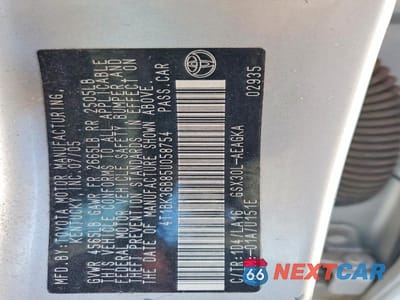 Zdjęcie 13 z 13 samochodu: 2005 TOYOTA AVALON XLS VIN:4T1BK36B85U058754 - miniatura