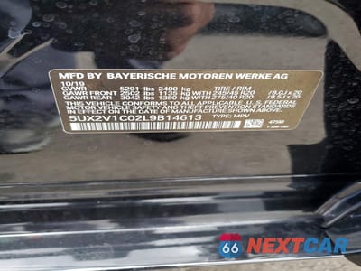 Zdjęcie 13 z 13 samochodu: 2020 BMW X4 XDRIVE30I VIN:5UX2V1C02L9B14613 - miniatura