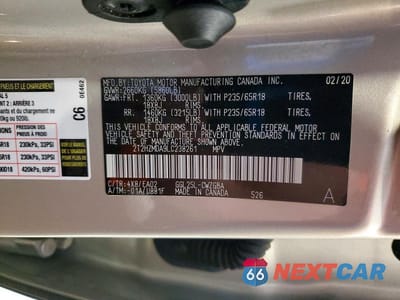 Zdjęcie 13 z 13 samochodu: 2020 LEXUS RX 350 VIN:2T2HZMDA9LC238261 - miniatura