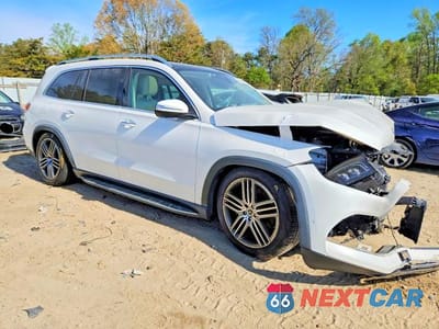 Czwarte zdjęcie samochodu z boku: 2021 MERCEDES-BENZ GLS 450 4MATIC VIN:4JGFF5KEXMA373489 - miniatura