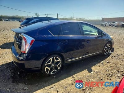 Trzecie zdjęcie samochodu z tyłu: 2013 TOYOTA PRIUS FIVE VIN:JTDKN3DU6D1659175 - miniatura