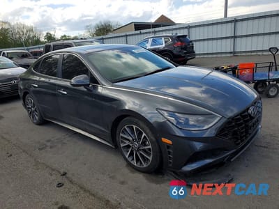 Czwarte zdjęcie samochodu z boku: 2023 HYUNDAI SONATA LIMITED VIN:KMHL34J29PA257590 - miniatura