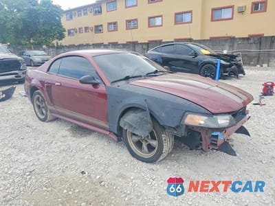 Czwarte zdjęcie samochodu z boku: 2004 FORD MUSTANG VIN:1FAFP40694F150408 - miniatura