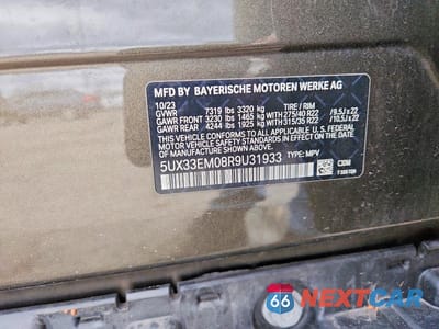 Zdjęcie 13 z 13 samochodu: 2024 BMW X7 M60I VIN:5UX33EM08R9U31933 - miniatura