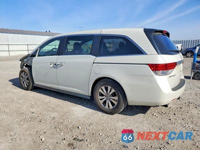 Drugie zdjęcie samochodu z przodu: 2015 HONDA ODYSSEY EXL VIN:5FNRL5H69FB065718 - miniatura