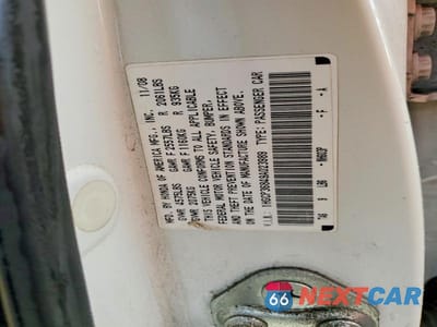 Zdjęcie 12 z 12 samochodu: 2009 HONDA ACCORD EXL VIN:1HGCP36849A023989 - miniatura
