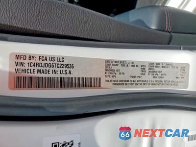 Zdjęcie 14 z 14 samochodu: 2026 DODGE DURANGO GT VIN:1C4RDJDG6TC229536 - miniatura