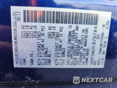 Zdjęcie 13 z 13 samochodu: 2023 NISSAN ROGUE S VIN:5N1BT3AB2PC876784 - miniatura