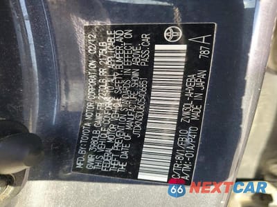 Zdjęcie 13 z 13 samochodu: 2012 TOYOTA PRIUS TWO VIN:JTDKN3DU6C5406851 - miniatura