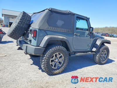 Trzecie zdjęcie samochodu z tyłu: 2015 JEEP WRANGLER SPORT VIN:1C4AJWAG3FL729827 - miniatura