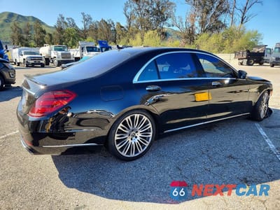 Trzecie zdjęcie samochodu z tyłu: 2018 MERCEDES-BENZ S 560 VIN:WDDUG8DB4JA405173 - miniatura