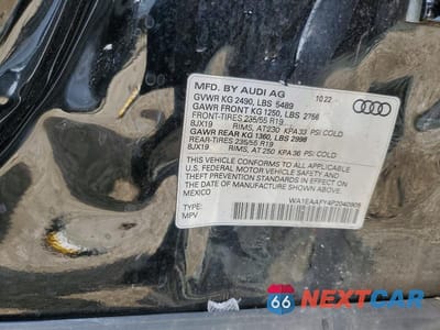 Zdjęcie 13 z 13 samochodu: 2023 AUDI Q5 PREMIUM PLUS 45 VIN:WA1EAAFY4P2040905 - miniatura