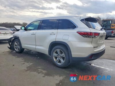 Drugie zdjęcie samochodu z przodu: 2015 TOYOTA HIGHLANDER LIMITED VIN:5TDDKRFH9FS098576 - miniatura